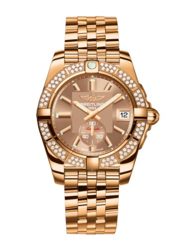 Breitling Galactic 36 Automatic Pembe Altın / Elmas / Copperhead Bronze / Bilezik, referans H3733053.Q584.376H