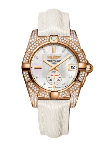 Breitling Galactic 36 Automatic Pembe Altın / Elmasworks / Pearl Elmas / Sahara, referans H3733063.A725.236X