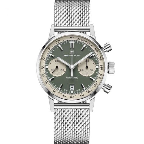 Intra-Matic 68 Auto Chrono Paslanmaz Çelik / Yeşil / Mesh 40 mm