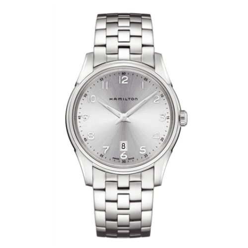 Hamilton Jazzmaster Thinline Quartz 42 Paslanmaz Çelik / Gümüş / Bilezik, referans H38511153