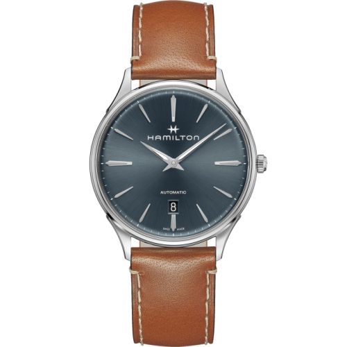 Hamilton Jazzmaster Thinline Auto 40 Paslanmaz Çelik / Mavi, referans H38525541