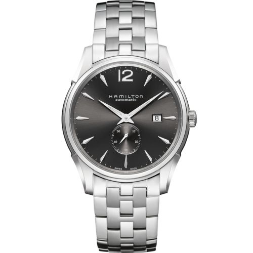 Hamilton Jazzmaster Small Second Auto 43 Paslanmaz Çelik / Siyah / Bilezik, referans H38655185