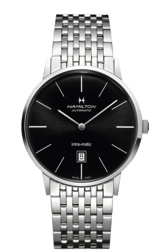 Intra-Matic 42 Paslanmaz Çelik / Siyah / Bilezik