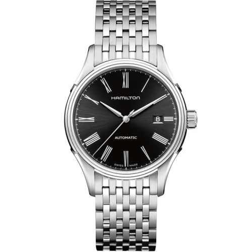 Hamilton Valiant Auto 40 Paslanmaz Çelik / Siyah / Bilezik, referans H39515134