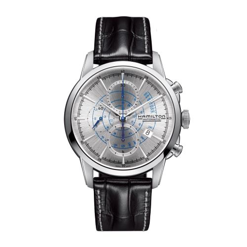 Hamilton Railroad 44 Chrono Paslanmaz Çelik / Gümüş, referans H40656781