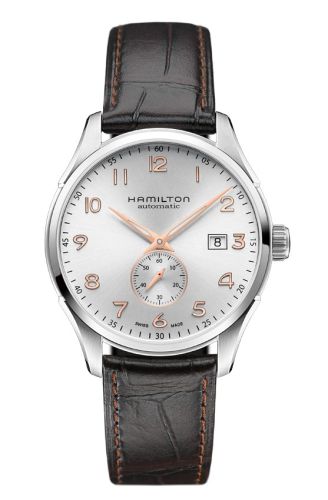 Hamilton Jazzmaster Maestro Small Second 40mm Gümüş Dial / Altın Index, referans H42515555