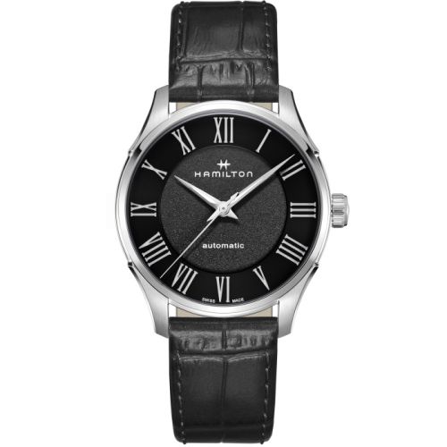 Hamilton Jazzmaster Auto 40 Paslanmaz Çelik / Siyah, referans H42535730