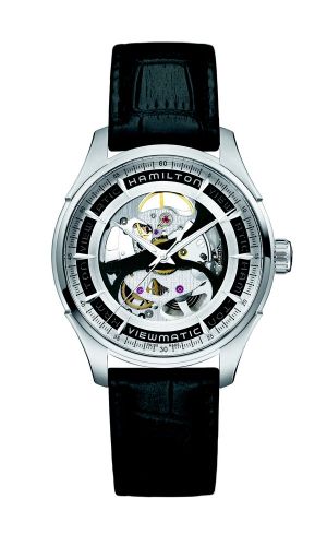 Hamilton Jazzmaster Viewmatic İskelet Auto Paslanmaz Çelik / Siyah 40mm, referans H42555751