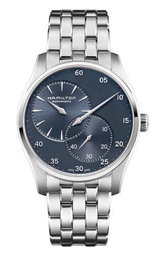 Hamilton Jazzmaster Regulator Mavi Bilezik 42mm, referans H42615143