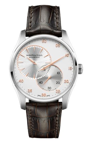 Hamilton Jazzmaster Regulator Paslanmaz Çelik / Gümüş 42mm, referans H42615553