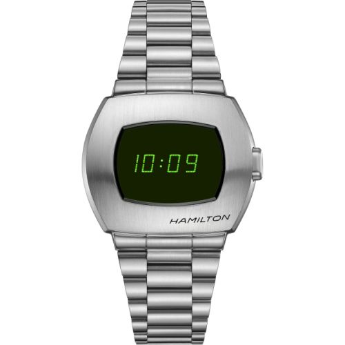 PSR Digital Quartz Stainless Steel / Green