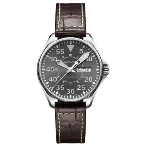Hamilton Khaki Aviation Pilot Gri 38mm, referans H64425585