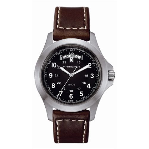 Hamilton Khaki Field King Quartz Paslanmaz Çelik / Siyah 40mm, referans H64451533