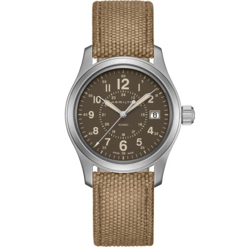 Hamilton Khaki Field Quartz 38 Paslanmaz Çelik / Kahverengi, referans H68201993