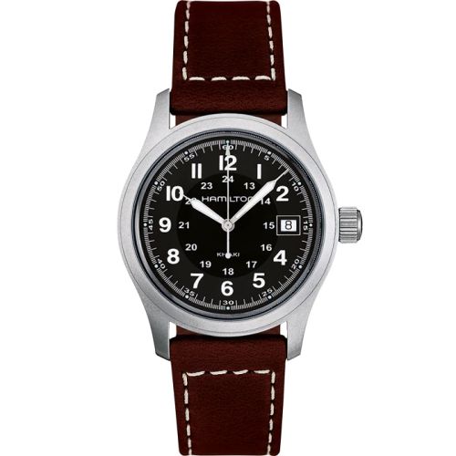 Hamilton Khaki Field Quartz 38 Paslanmaz Çelik / Siyah, referans H68411533
