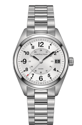 Hamilton Khaki Field Quartz Steel / Gümüş / Bilezik 40mm, referans H68551153