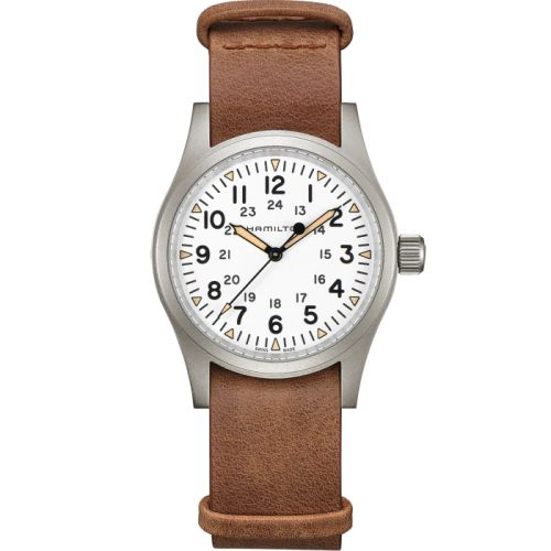 Hamilton Khaki Field Mechanical 38 Beyaz, referans H69439511