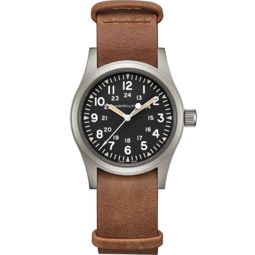 Hamilton Khaki Field Mechanical 38 Siyah, referans H69439531