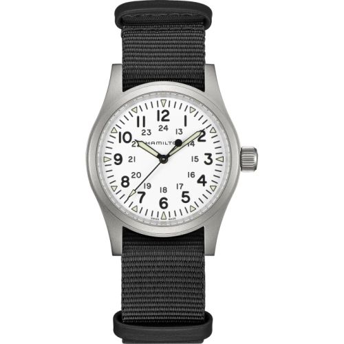Hamilton Khaki Field Mechanical 38 Beyaz, referans H69439910