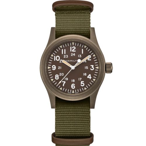 Hamilton Khaki Field Mechanical 38 PVD / Kahverengi, referans H69449961
