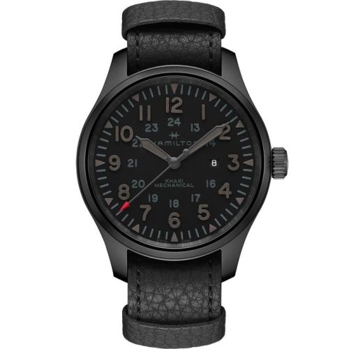 Hamilton Khaki Field Mechanical 50 PVD / Siyah, referans H69809730