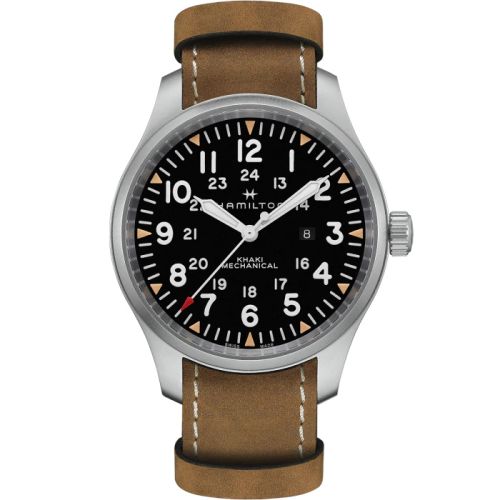 Hamilton Khaki Field Mechanical 50 Paslanmaz Çelik / Siyah, referans H69819530