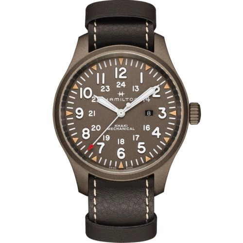 Hamilton Khaki Field Mechanical 50 PVD / Kahverengi, referans H69829560