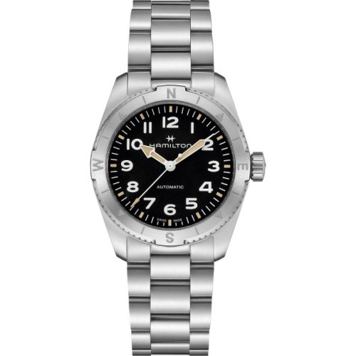Hamilton Khaki Field Expedition 37 Paslanmaz Çelik / Siyah / Bilezik, referans H70225130