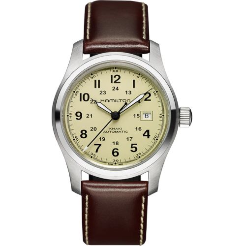 Hamilton Khaki Field Automatic Paslanmaz Çelik / Beige 42mm, referans H70555523