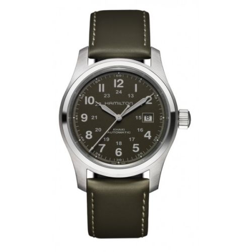 Hamilton Khaki Field Automatic Paslanmaz Çelik / Yeşil 42mm, referans H70555863