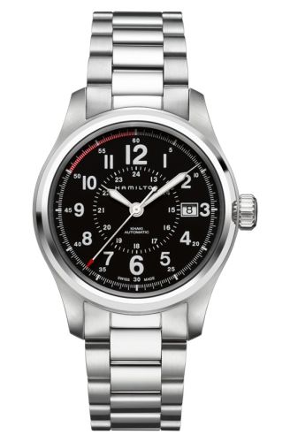 Hamilton Khaki Field Automatic Paslanmaz Çelik / Siyah / Bilezik, referans H70595133