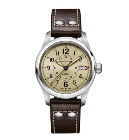 Hamilton Khaki Field Automatic Paslanmaz Çelik / Beige 40mm, referans H70595523