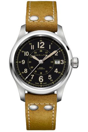 Hamilton Khaki Field Automatic Paslanmaz Çelik / Siyah, referans H70595593