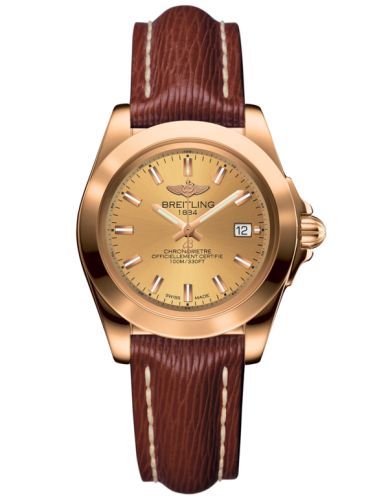 Breitling Galactic 32 Sleek Edition Pembe Altın / Altınen Sun / Sahara, referans H7133012.H549.211X