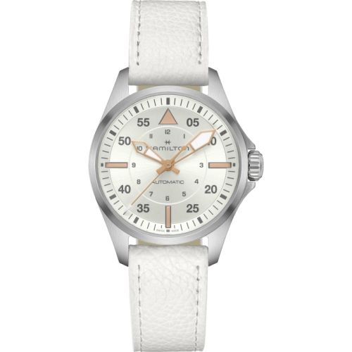 Hamilton Khaki Aviation Pilot Auto 36 Paslanmaz Çelik / Gümüş, referans H76215850
