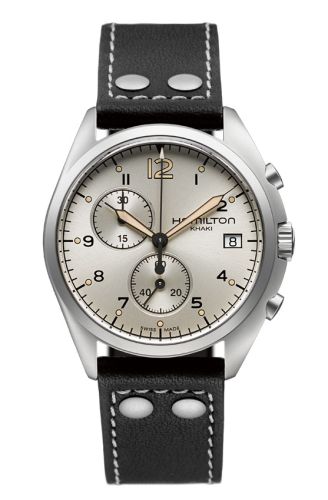 Hamilton Khaki Pilot Pioneer Chrono Quartz 41mm, referans H76512755