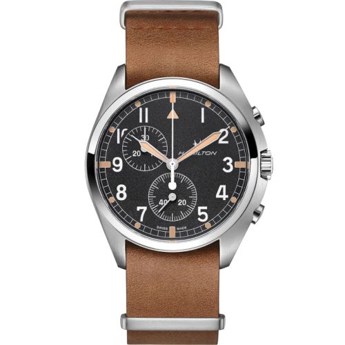 Hamilton Khaki Aviation Pilot Pioneer Chrono Quartz / NATO 41mm, referans H76522531