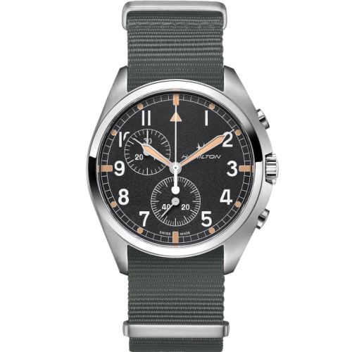 Hamilton Khaki Aviation Pilot Pioneer Chrono Quartz / NATO 41mm, referans H76522931