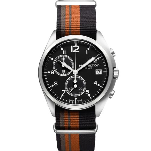 Hamilton Khaki Pilot Pioneer Chrono Quartz / NATO 41mm, referans H76552933