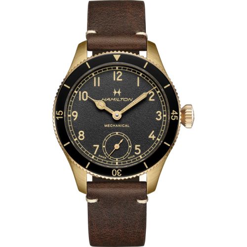 Hamilton Khaki Pilot Pioneer 43 Bronze / Siyah, referans H76709530
