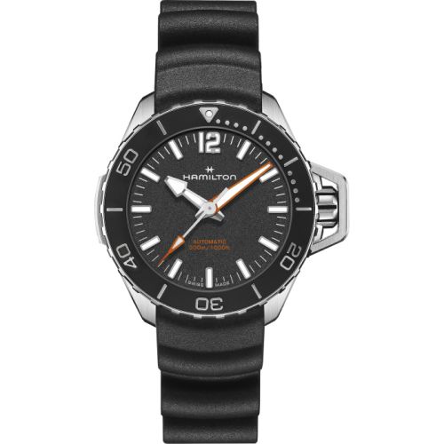 Frogman Auto 41 Paslanmaz Çelik / Siyah / Kauçuk