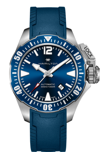 Frogman Auto 42 Paslanmaz Çelik / Mavi / Kauçuk