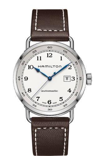 Hamilton Pioneer Auto 43 Stainless Steel / Silver, reference H77715553