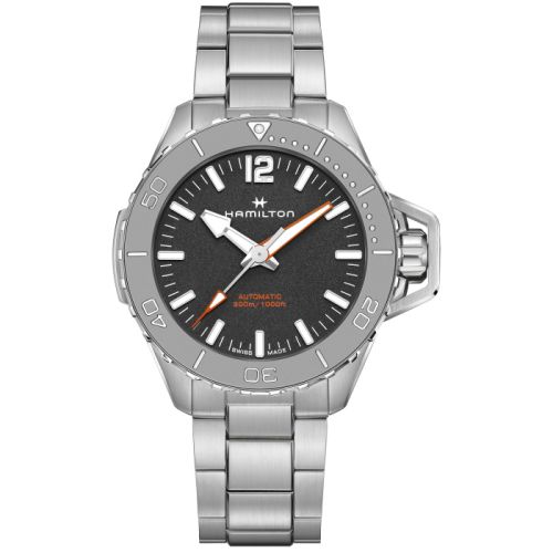 Frogman Auto 46 Paslanmaz Çelik / Siyah / Bilezik