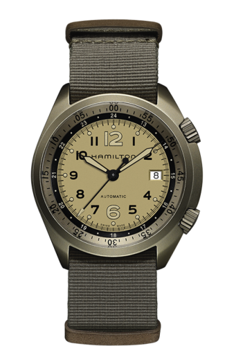 Hamilton Khaki Pilot Pioneer Alu Beige Auto 41mm, referans H80435895