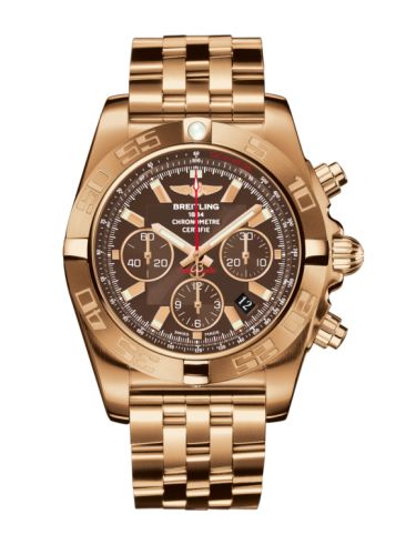 Breitling Chronomat 44 Pembe Altın / Metallica Kahverengi / Bilezik, referans HB011010.Q588.377H