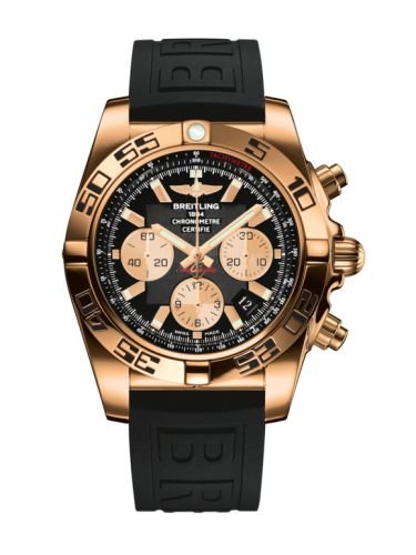 Breitling Chronomat 44 Pembe Altın / Onyx Siyah / Kauçuk, referans HB0110C1.B968.153S