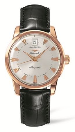 Longines Conquest Heritage Pembe Altın, referans L1.611.8.78.4