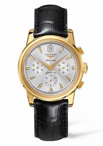 Longines Conquest Heritage Chronograph Sarı Altın, referans L1.641.6.72.4