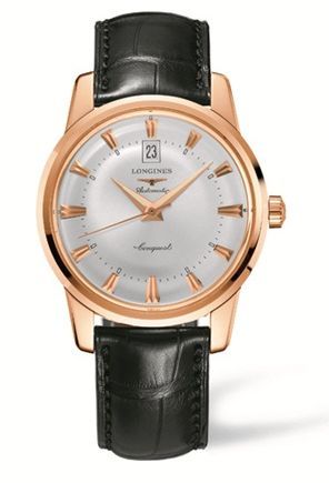 Longines Conquest Heritage 40mm Pembe Altın, referans L1.645.8.75.4
